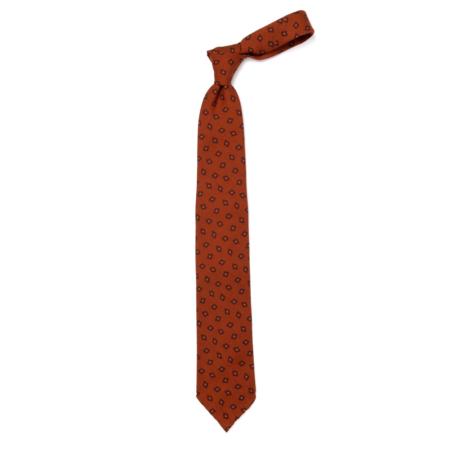 CA Archivio Storico: Tie "Nuovo Diamante" made of pure Wool - hand-rolled